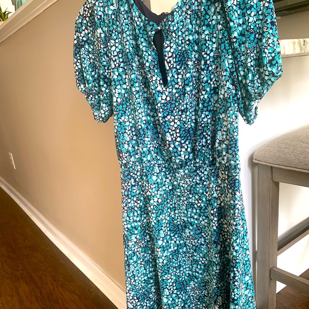 Blue dress from Loft!